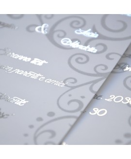 SILVER DOODLE - Partecipazione Matrimonio
