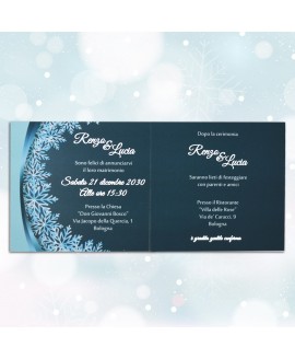 SNOW - Partecipazione Matrimonio SNOW - Partecipazione Matrimonio