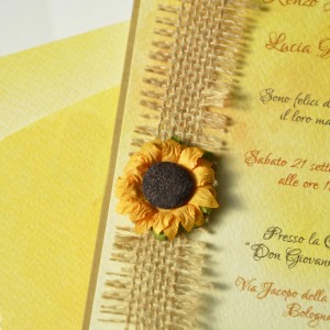 YELLOW FLOWER - Partecipazione Matrimonio