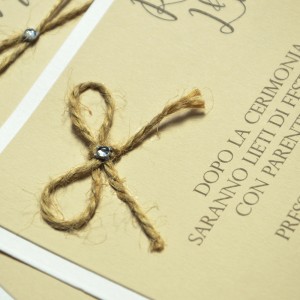 TWINE AND SHINE - Partecipazione Matrimonio