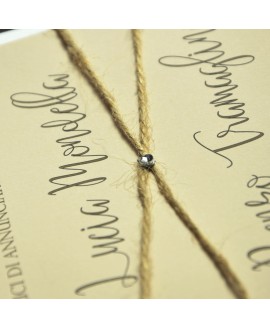 TWINE AND SHINE - Partecipazione Matrimonio