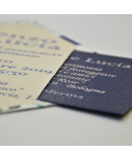 THE BLUE SQUARE - Partecipazione Matrimonio