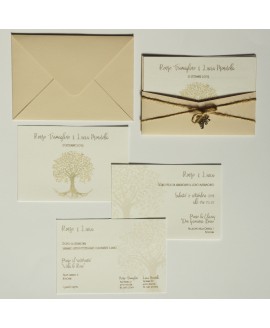TREE OF LOVE - Partecipazione Matrimonio