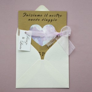 UN VIAGGIO INSIEME  - Partecipazione Matrimonio