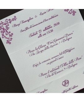 WEDDING RINGS - Partecipazione Matrimonio