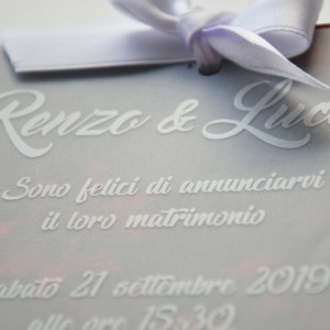 WHITE PASSION - Partecipazione Matrimonio