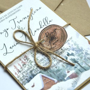 WINTER- Partecipazione Matrimonio