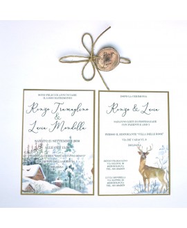 WINTER- Partecipazione Matrimonio
