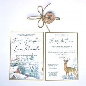 WINTER- Partecipazione Matrimonio