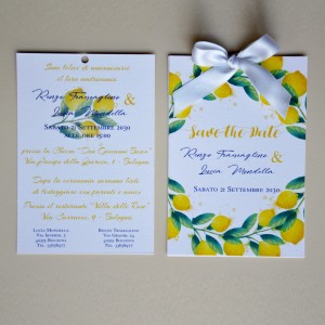 YELLOW LEMON - Partecipazione Matrimonio