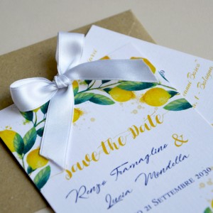 YELLOW LEMON - Partecipazione Matrimonio