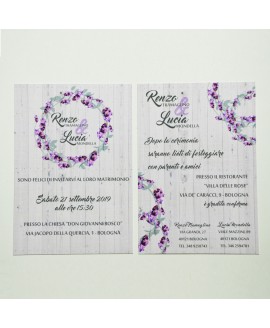 YOUR LAVANDER - Partecipazione Matrimonio