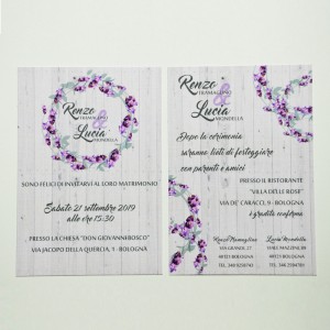 YOUR LAVANDER - Partecipazione Matrimonio