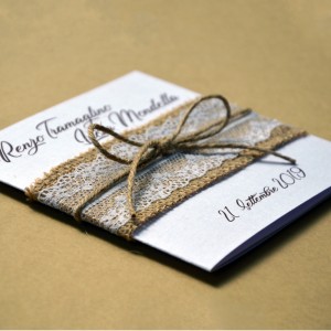 COUNTRY LACE - Partecipazione Matrimonio