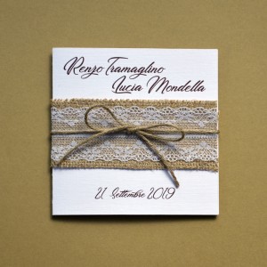 COUNTRY LACE - Partecipazione Matrimonio