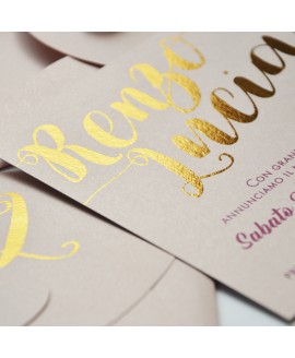 ROSEGOLD - Partecipazione Matrimonio