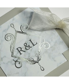 SILVER IN LINE - Partecipazione Matrimonio